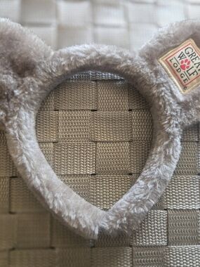 Great Wolf Lodge Kids Plush Ear Headband - Taupe